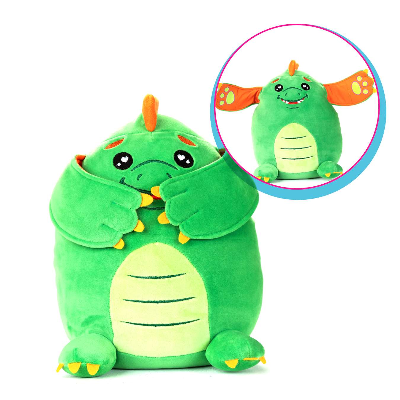 View Huggimalz Dinosaur Soft Plush Toy Interactive Squishy Toy That Hugs You Back High Street TV information