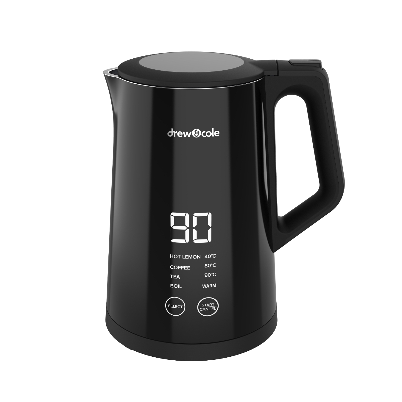 View Digital Kettle Pro By DrewCole Temperature Control With Digital Display High Street TV information