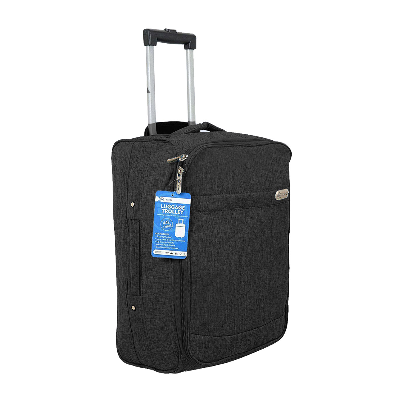 An image of iN Travel Hand Luggage - 44L Flight Bag (Dark Grey)