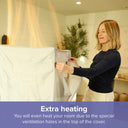 The Rapid Dry Master System – Controlled Heated Airer with Insulated Cover and Radiator Airer