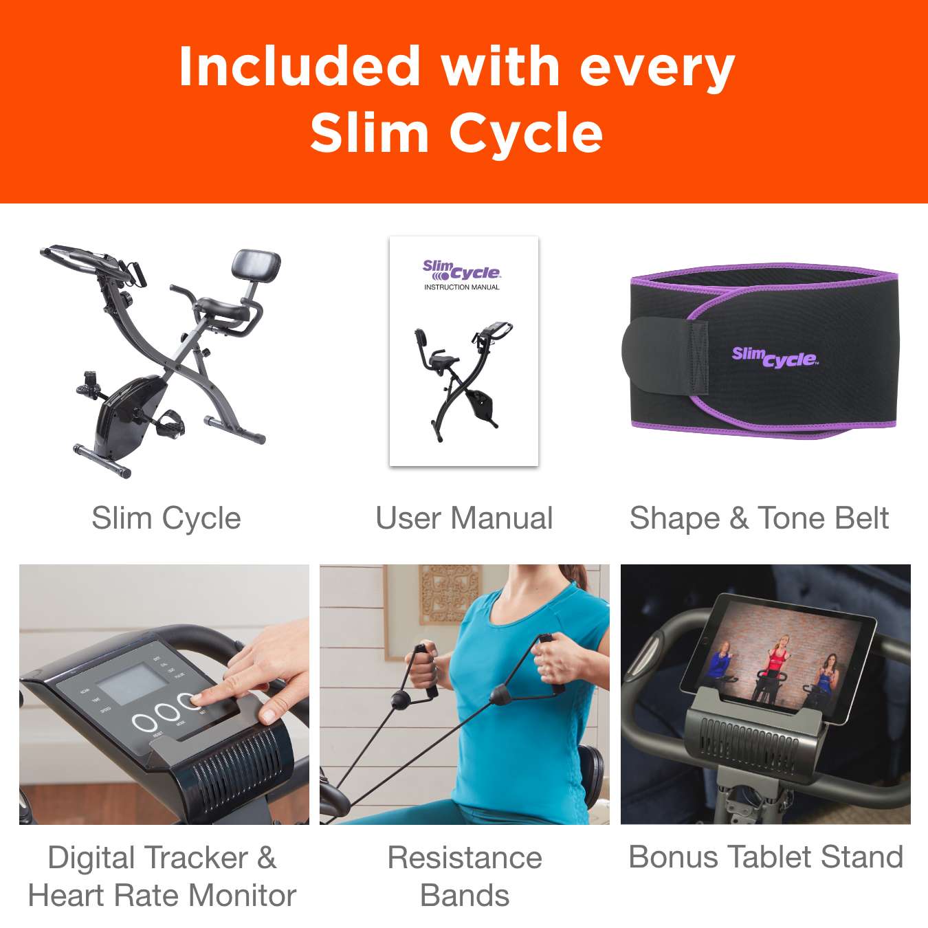 Slim Cycle 2-in-1 Exercise Bike