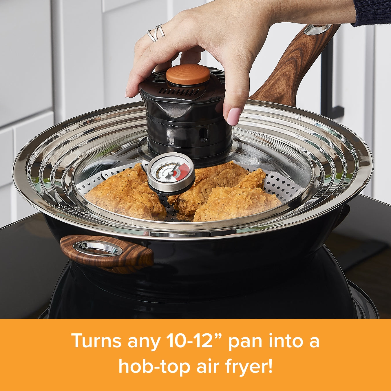 Air Whirl Crisper – Air Frying Lid