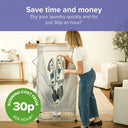 The Rapid Dry Master System – Controlled Heated Airer with Insulated Cover and Radiator Airer