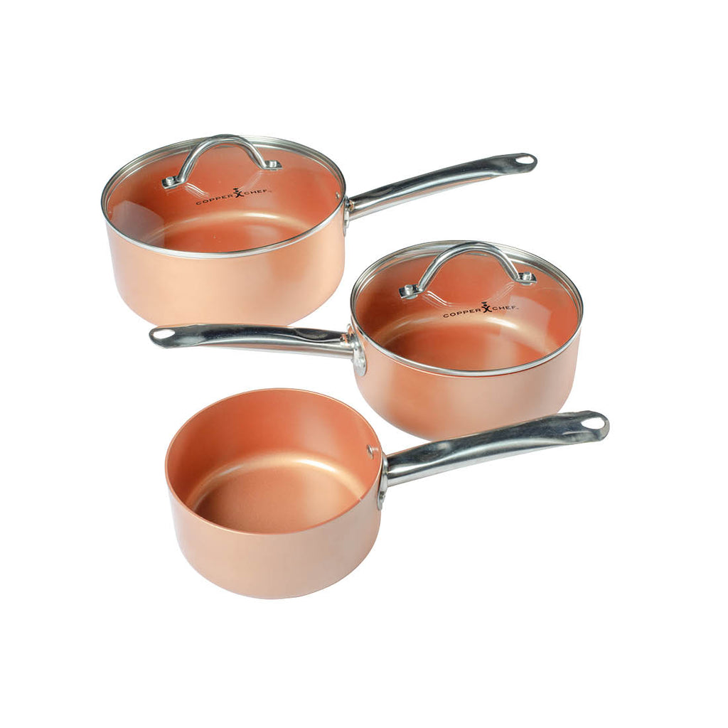 Chef 3pc Saucepan Set