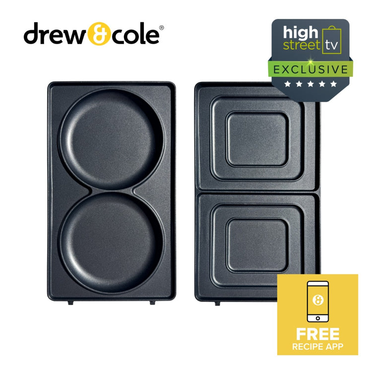 5 Minute CleverChef Deluxe - Pancake and Toastie Plate Set