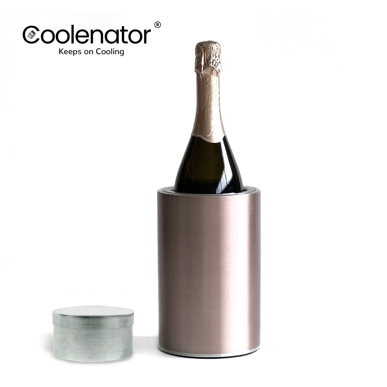 Coolenator - The Active Cooling Wine Cooler - Rose Gold