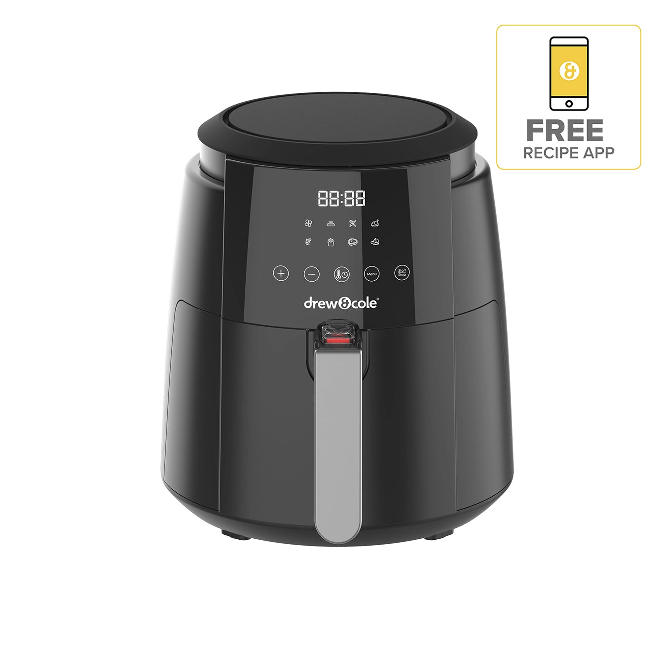 Drew&Cole 8-in-1 Digital Air Fryer (4L)