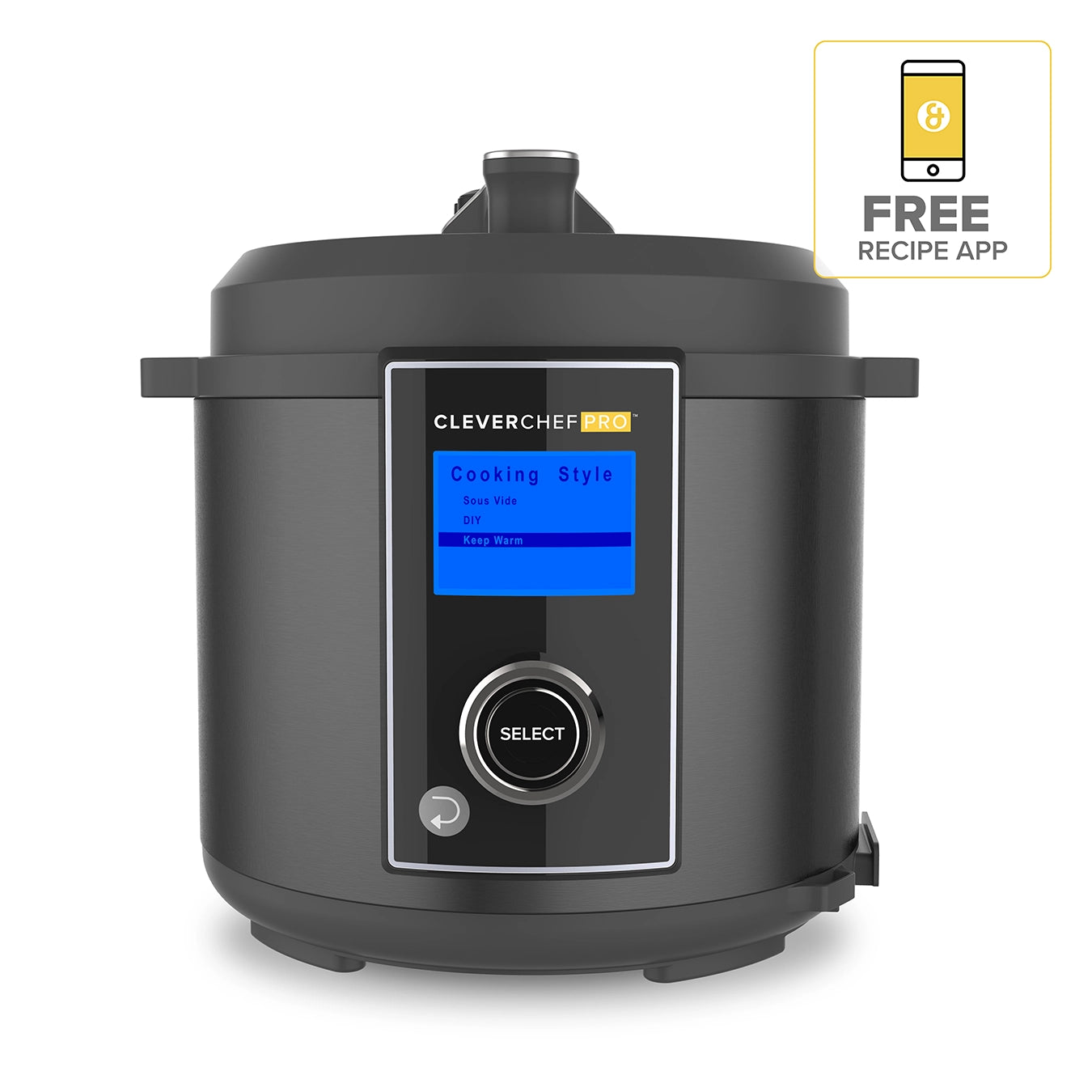 CleverChef Pro 5.7L – Digital Pressure & Multi-Function Cooker
