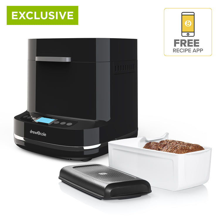 Clever Bake 14-in-1 Bread Maker with Tupperware BreadSmart Junior Bread Bin