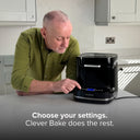 Clever Bake 14-in-1 Bread Maker with Tupperware BreadSmart Junior Bread Bin