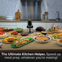 Drew&Cole 5 Second Clever Chop - 3 in 1 Chopper, Dicer & Puree maker
