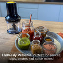 Drew&Cole 5 Second Clever Chop - 3 in 1 Chopper, Dicer & Puree maker