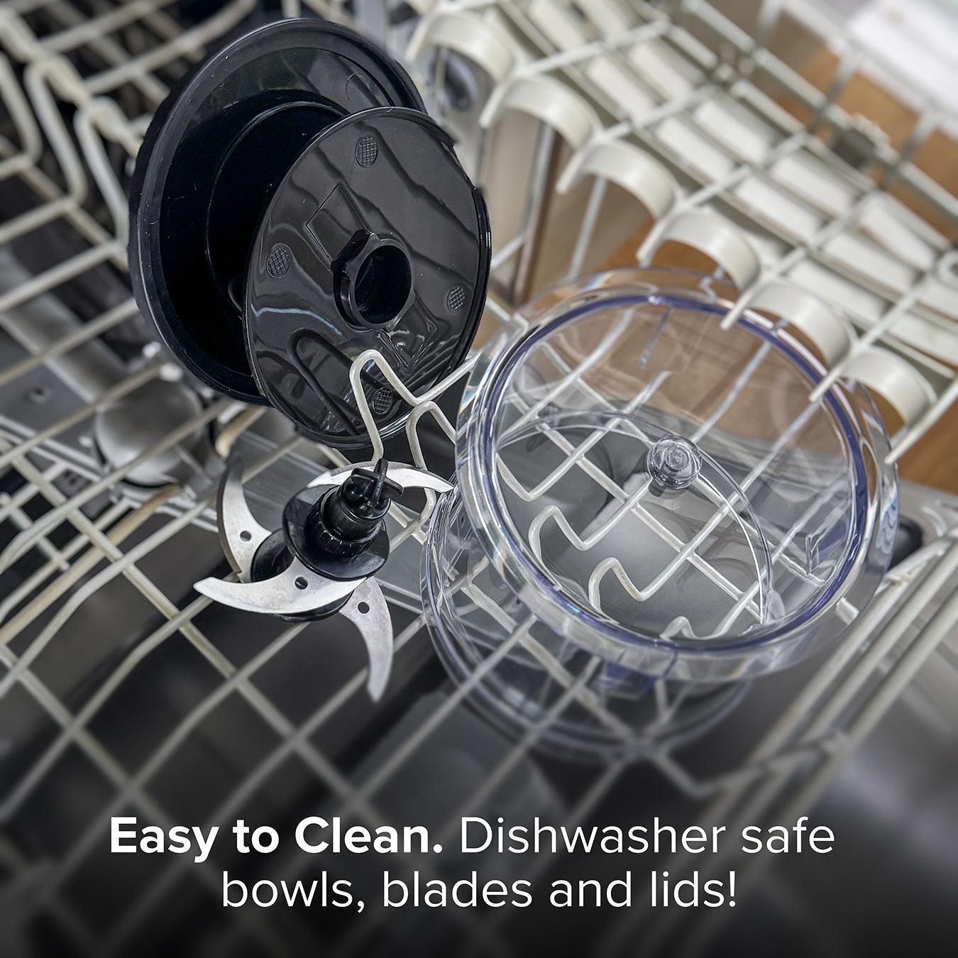 Drew&Cole 5 Second Clever Chop - 3 in 1 Chopper, Dicer & Puree maker