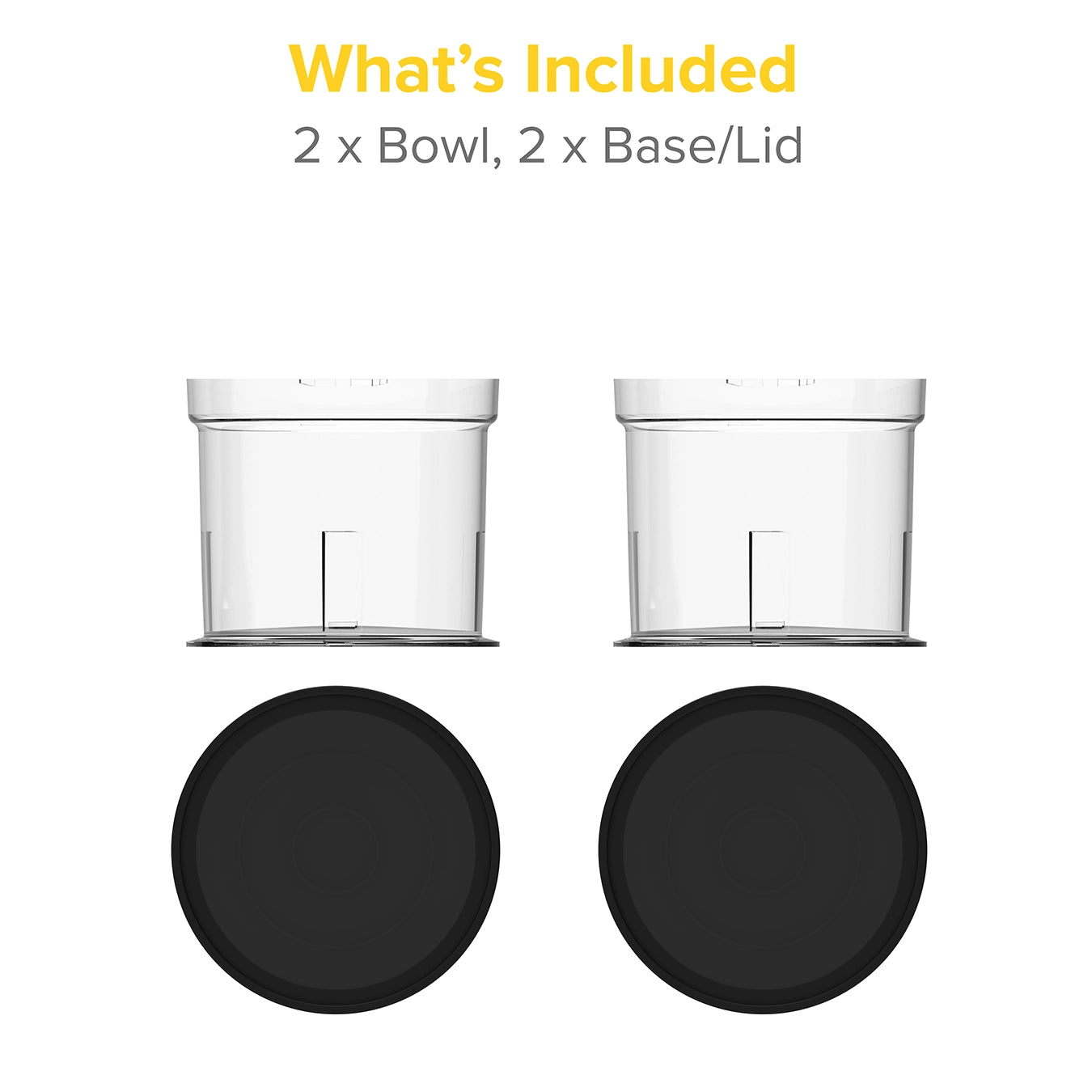 Drew&Cole 5 Second Clever Chop Stackable Bowl & Lid Set