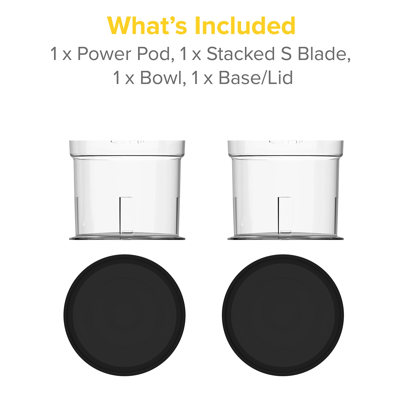 Drew&Cole 5 Second Clever Chop Stackable Bowl & Lid Set