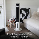 SmartAir Speedi Chill Oscillating Tower Fan, Evaporative Air Cooler & Air Purifier