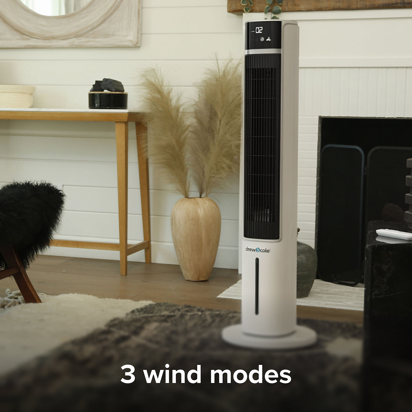 SmartAir Speedi Chill Oscillating Tower Fan, Evaporative Air Cooler & Air Purifier