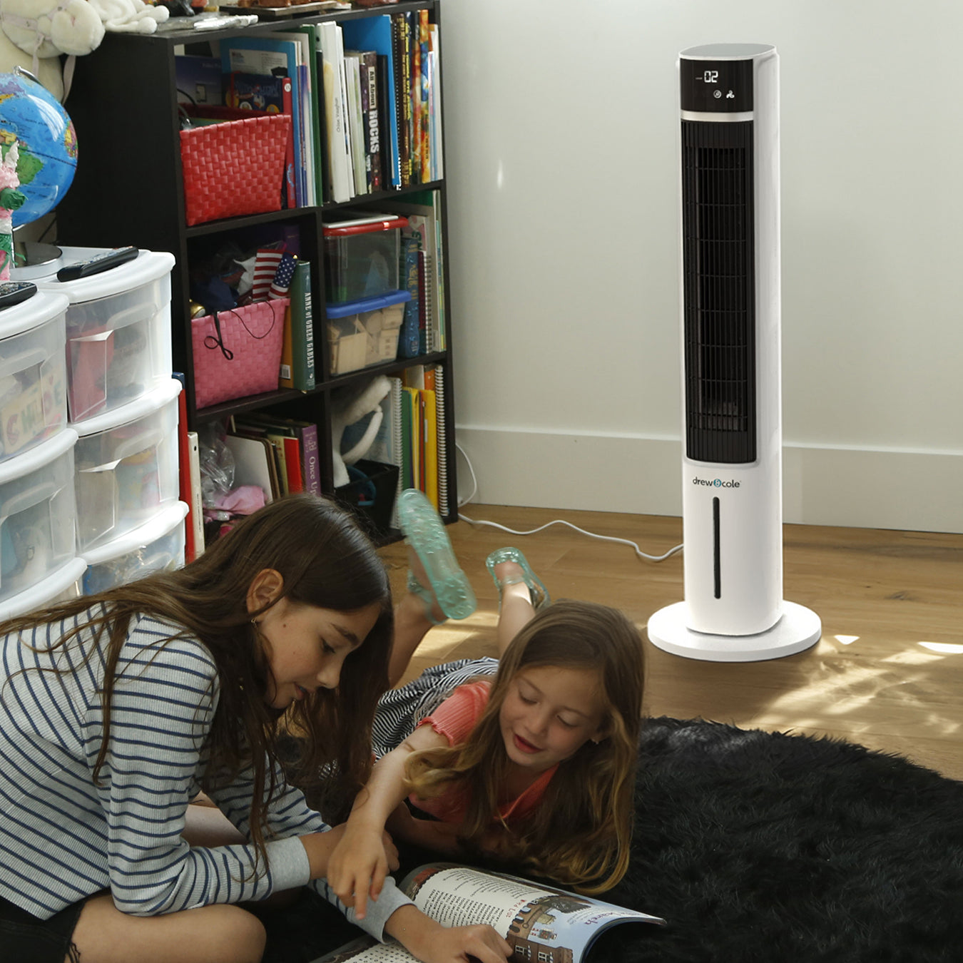 SmartAir Speedi Chill Oscillating Tower Fan, Evaporative Air Cooler & Air Purifier