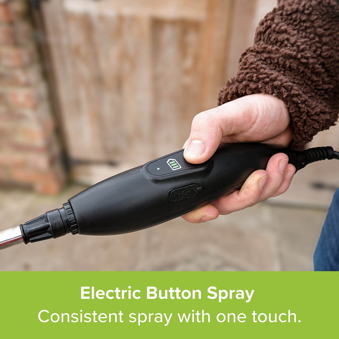 Garden Genie Rechargeable Multi-Purpose Sprayer - Leaf Green