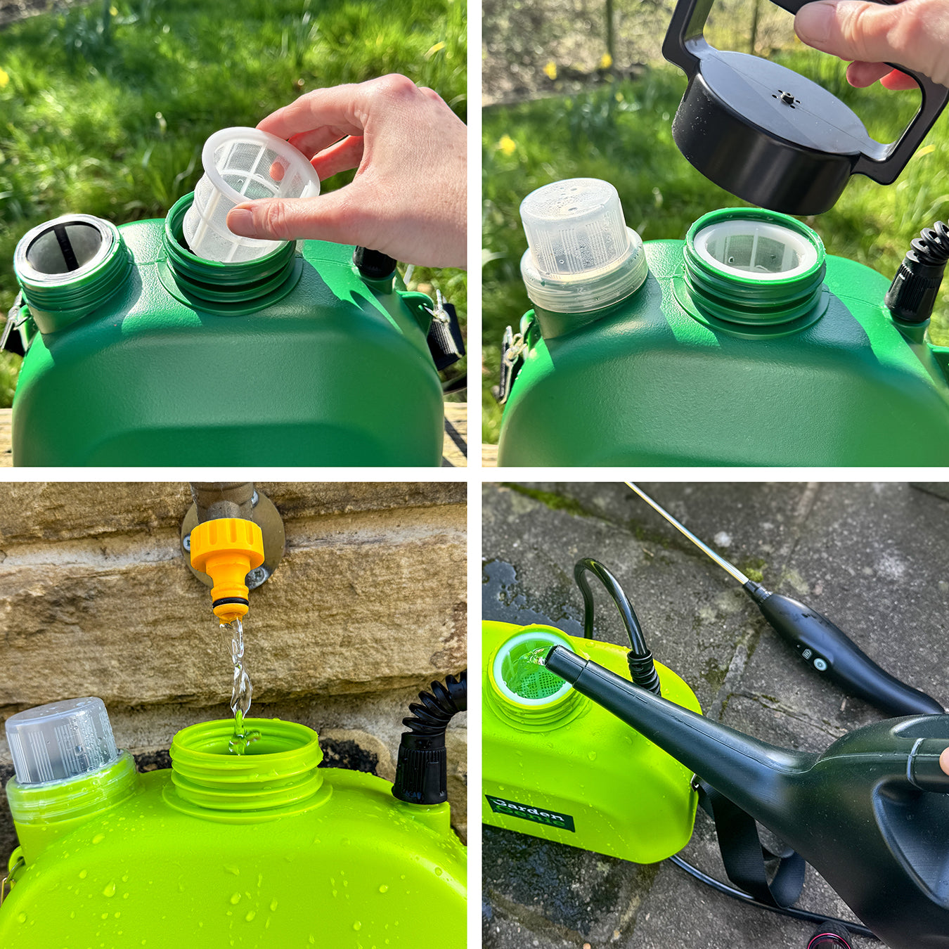 Garden Genie Rechargeable Multi-Purpose Sprayer - Leaf Green