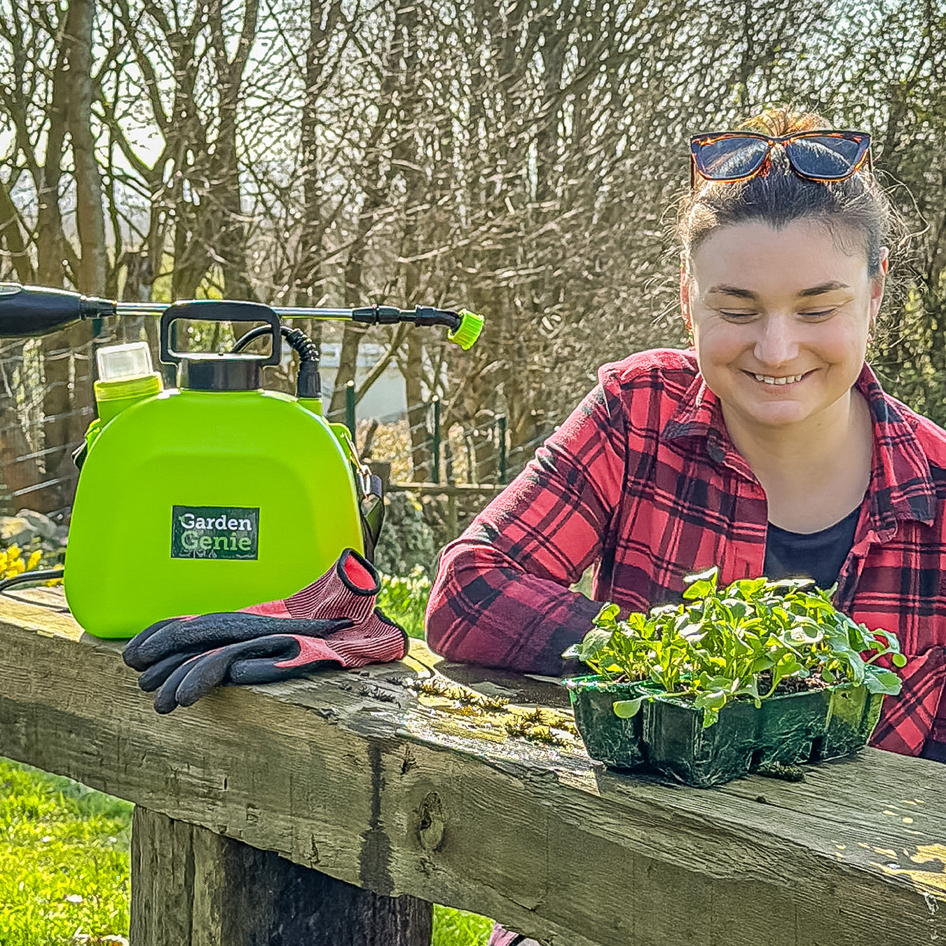 Garden Genie Rechargeable Multi-Purpose Sprayer - Leaf Green