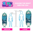 Disco Dolphin 2-in-1 Plush Toy and Sleeping Bag