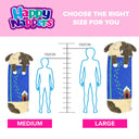 Cuddly Dog 2-in-1 Plush Toy and Sleeping Bag