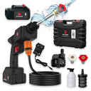 Jet Hawk Cordless Portable Pressure Washer + Additional Battery - Red