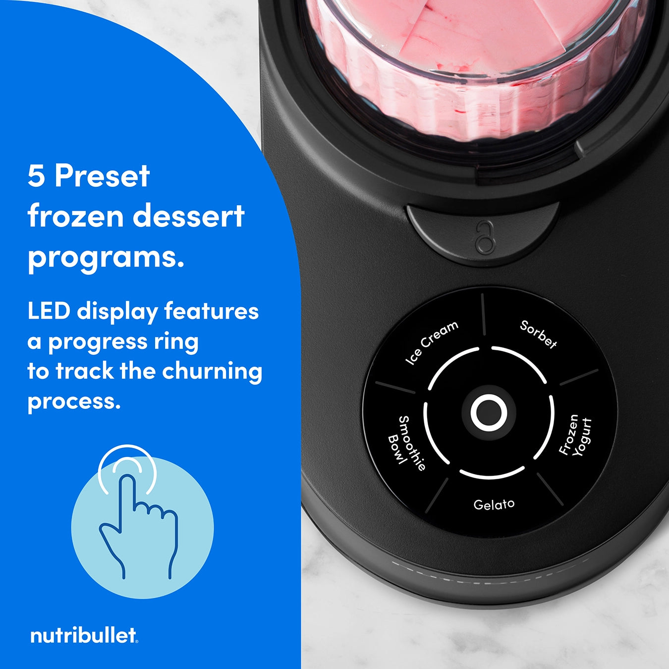 nutribullet Chill Ice Cream Maker - Black