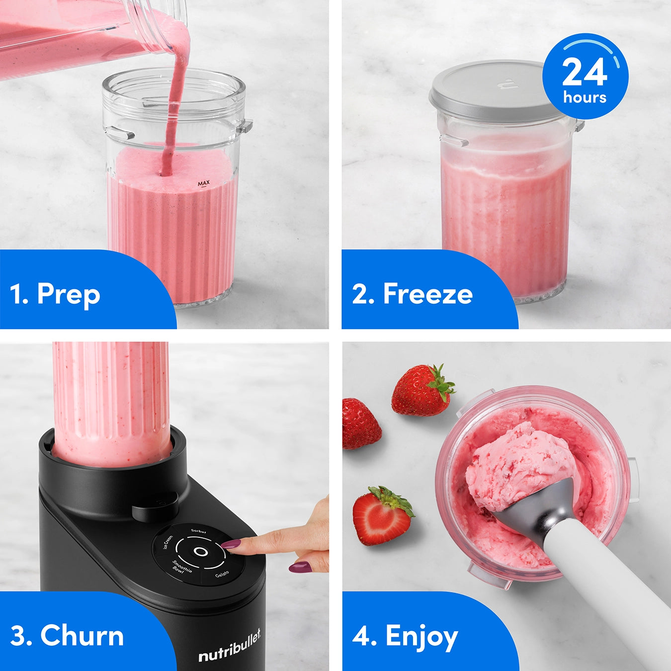 nutribullet Chill Ice Cream Maker - Black