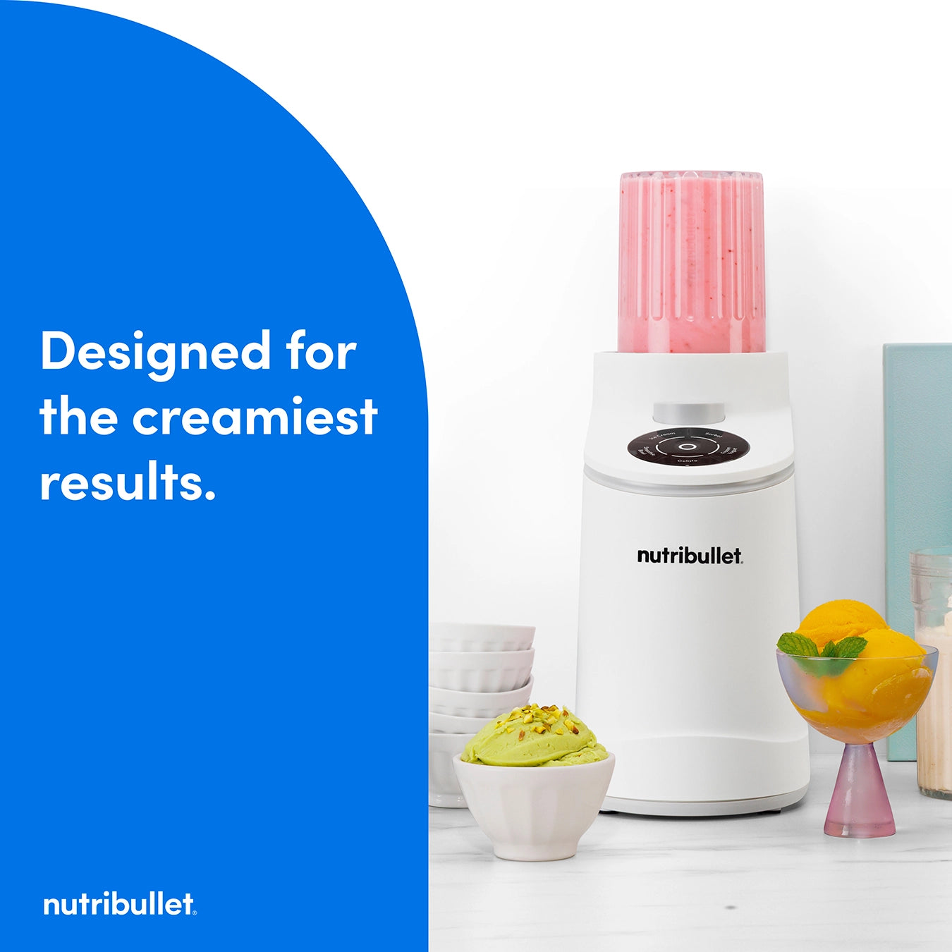 nutribullet Chill Ice Cream Maker - White