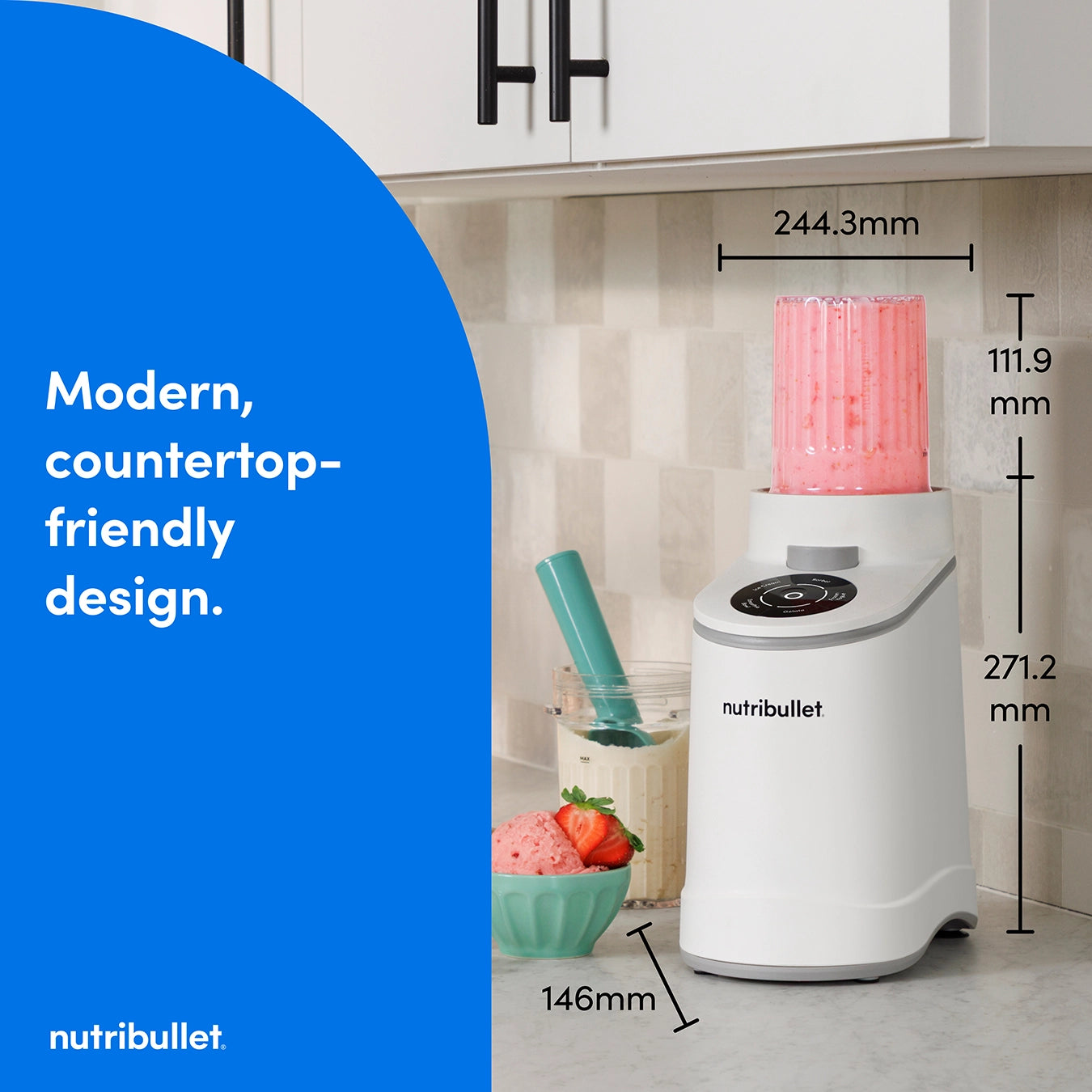 nutribullet Chill Ice Cream Maker - White
