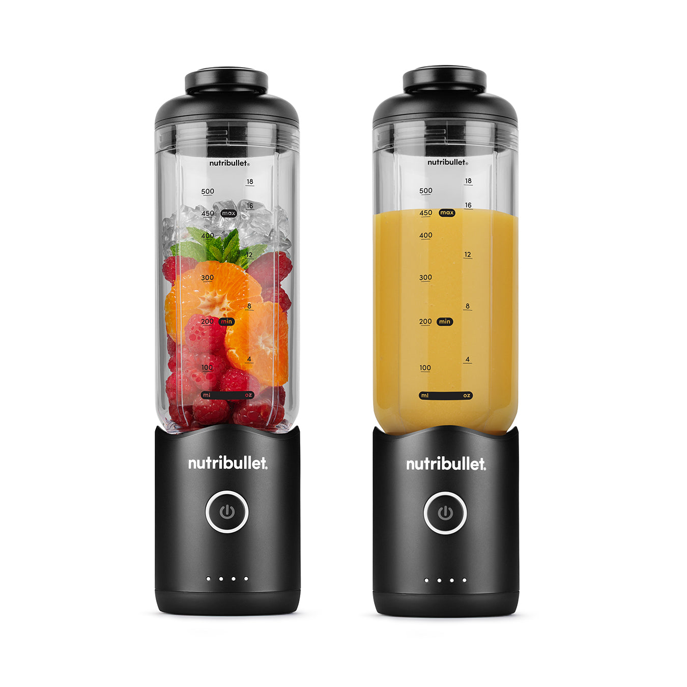 nutribullet Flex -Yours and Theirs Portable Blenders - Black & Black