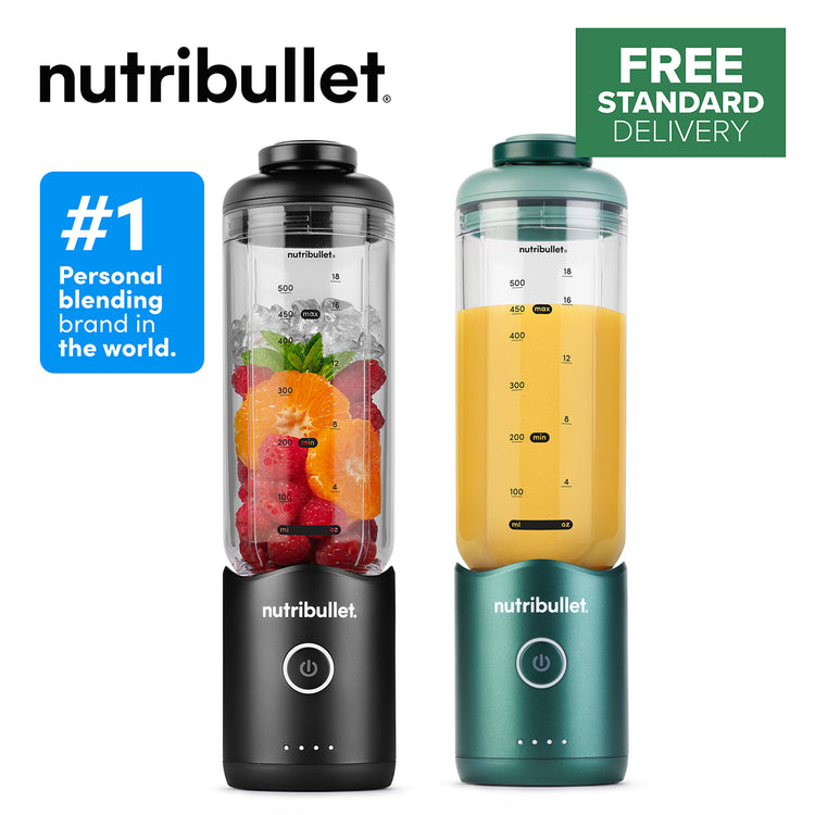 nutribullet Flex -Yours and Theirs Portable Blenders - Black & Forest Green