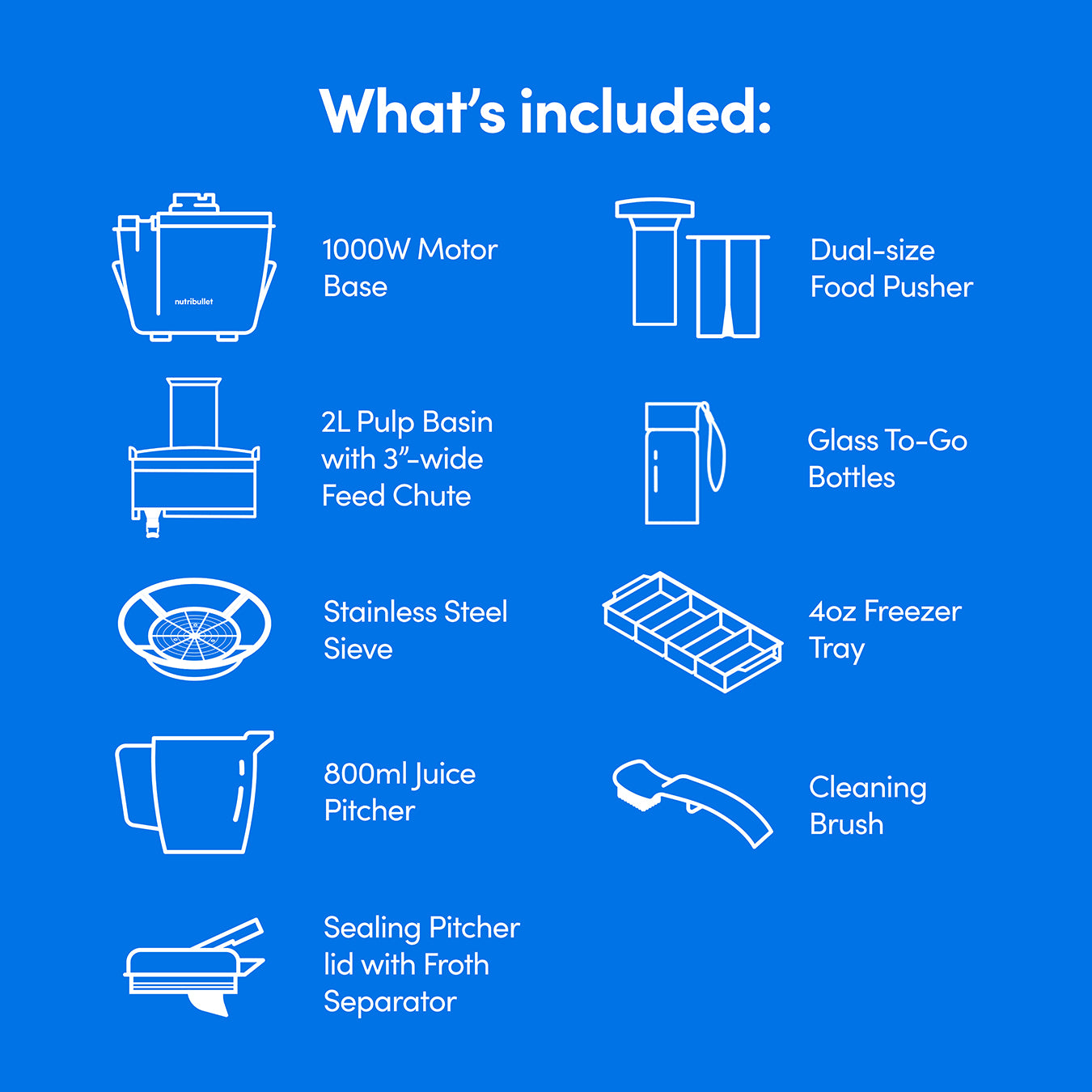 nutribullet Juicer Pro 1000W