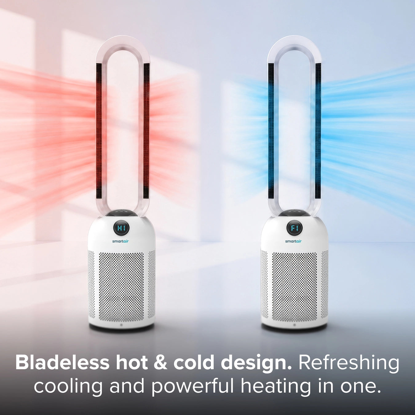 Drew&Cole SmartAir Dual Breeze Bladeless Fan & Heater Multi-Room