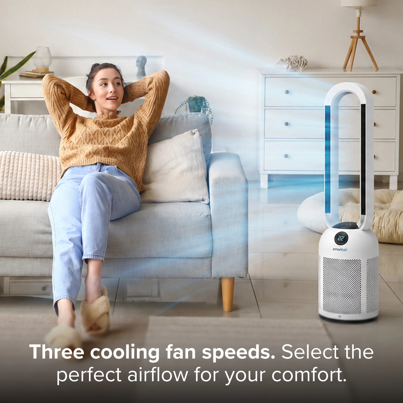 Drew&Cole SmartAir Dual Breeze Bladeless Fan & Heater Multi-Room