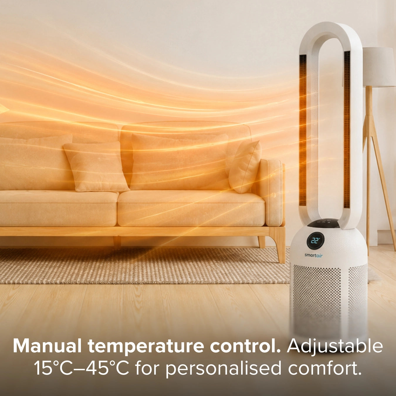 Drew&Cole SmartAir Dual Breeze Bladeless Fan & Heater Multi-Room