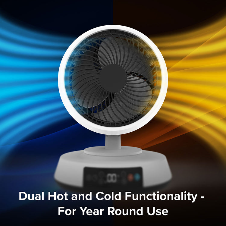 Dual Breeze All Season Hot + Cold Oscillating Fan & Heater