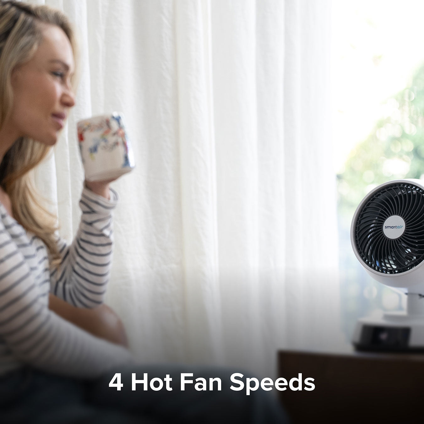 Dual Breeze All Season Hot + Cold Oscillating Fan & Heater