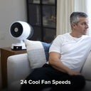 Dual Breeze All Season Hot + Cold Oscillating Fan & Heater
