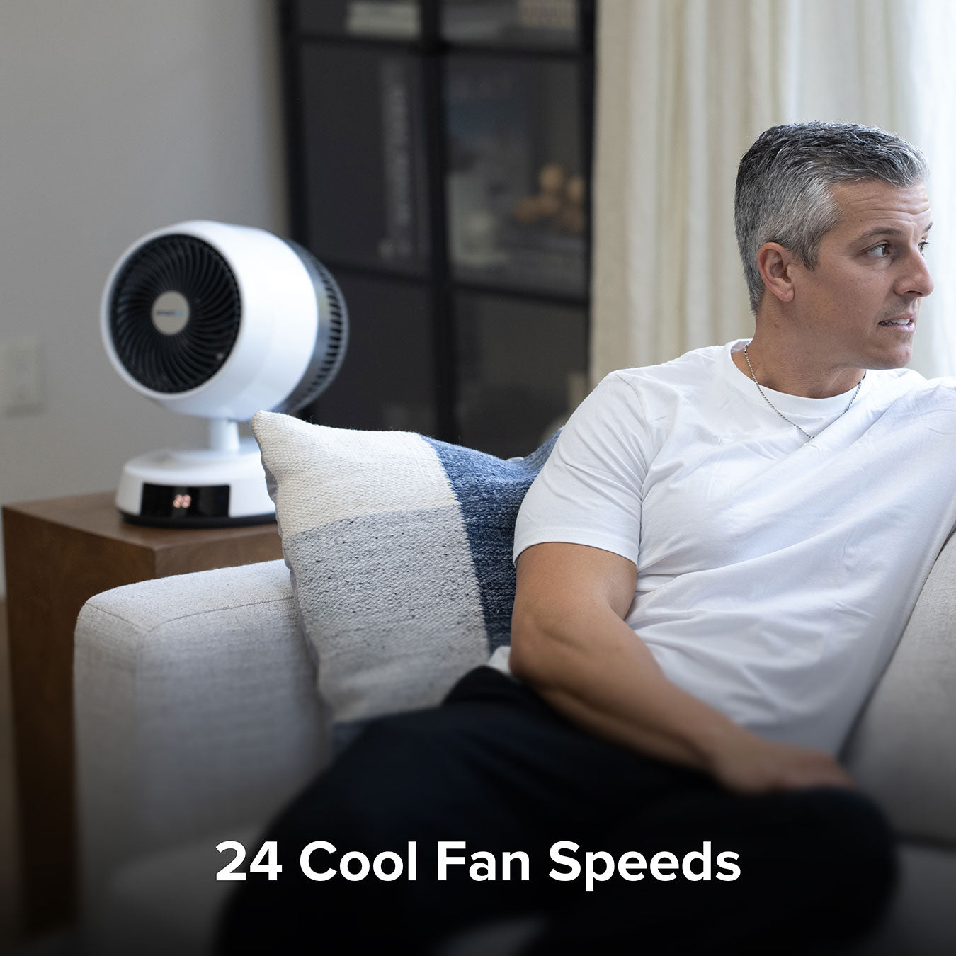 Dual Breeze All Season Hot + Cold Oscillating Fan & Heater