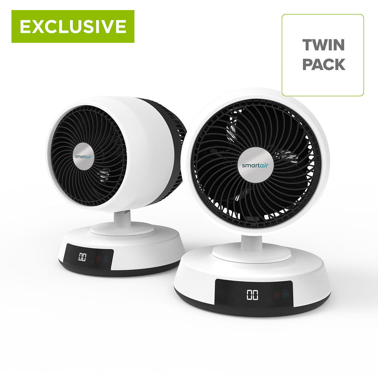 Dual Breeze All Season Hot + Cold Oscillating Fan & Heater Multi Room Bundle