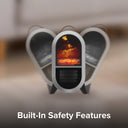 SmartAir Glow Heat Portable Electric Fan Heater (Outlet)