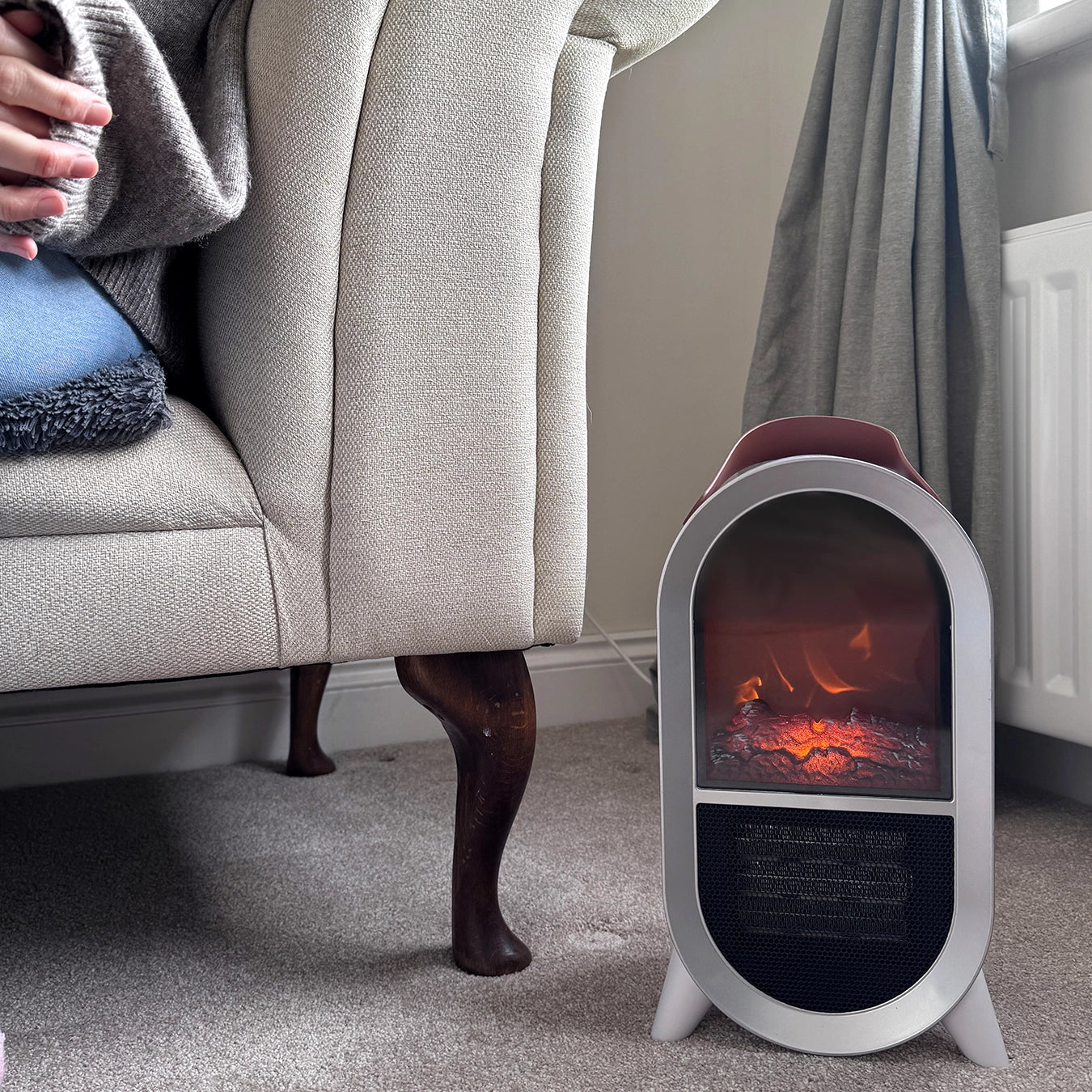 SmartAir Glow Heat Portable Electric Fan Heater (Outlet)