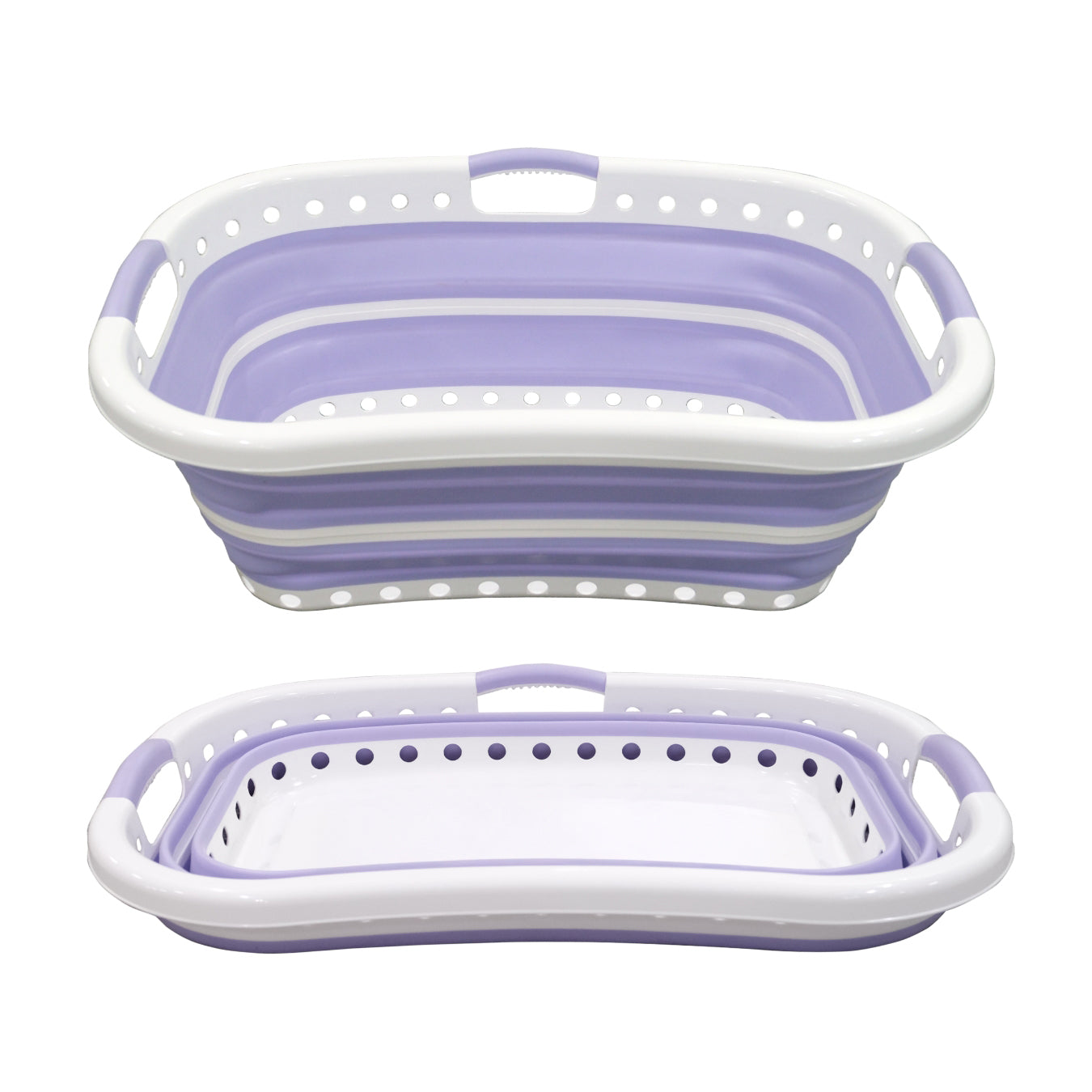 Hip Hugging Collapsible Laundry Basket