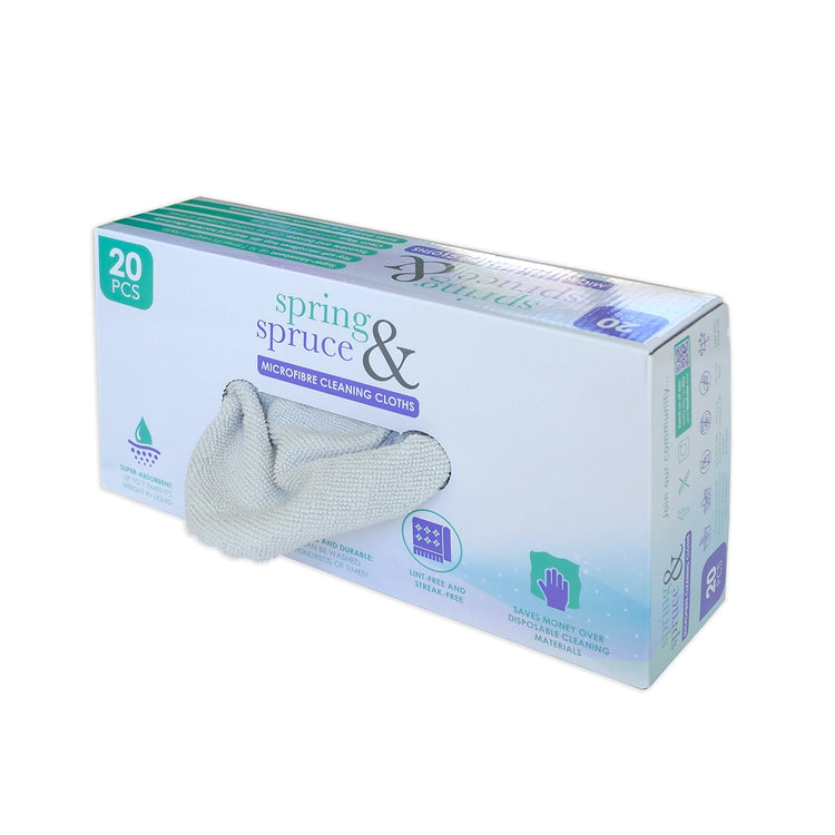 Box of 20 Microfibre Cloths