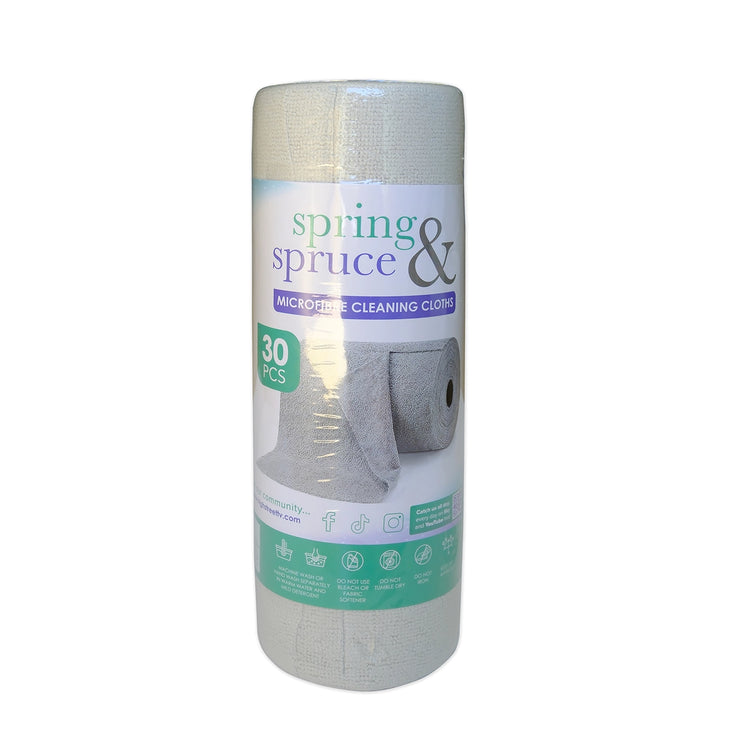 Roll of 30 Microfibre Cloths