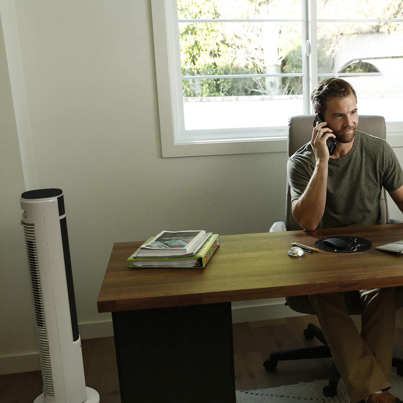 Speedi Chill Tower Evaporative Cooling Fan with 3.5L Water Tank