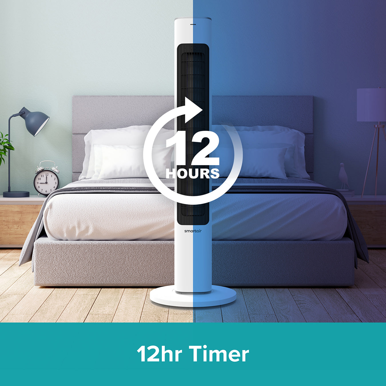 SmartAir Tower Fan 2-in-1 Fan and Air Purifier Multi-Room